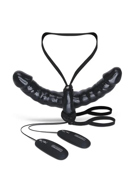 Lux Fetish Vibrating Pleasure For Strap-On With Wired Remote Controls