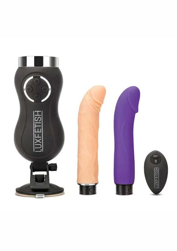 Luxe Fetish Thrusting Rechargeable Compact Sex Machine