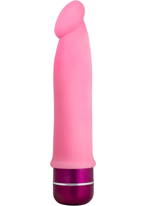 Luxe Purity Vibrating Dildo 7.5in Silicone