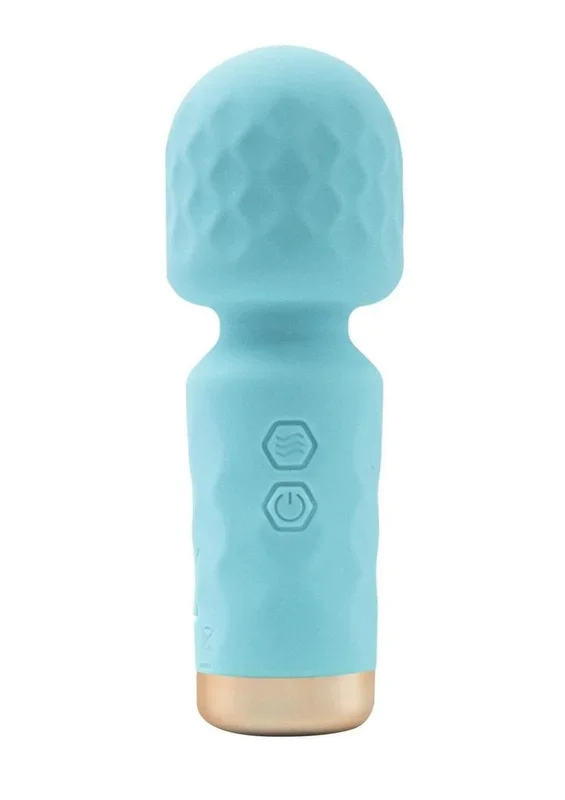 M’Lady Mini Vibrating Wand Rechargeable Silicone Vibrator