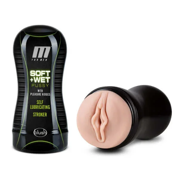 M For Men Soft and Wet Self-Lubricating Stroker Cup