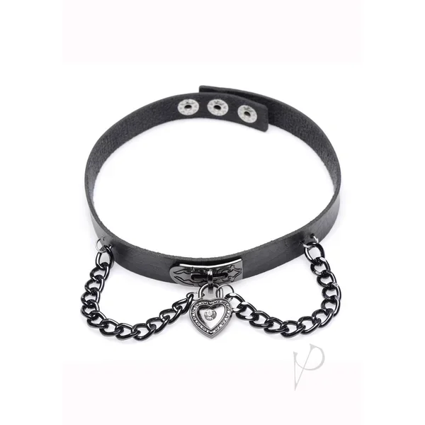 Ma Gothic Heart Chain Choker