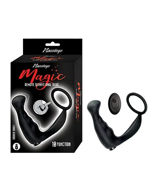 Magic Slimfit Anal Plug w/Remote Control – Black