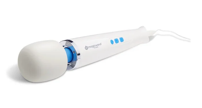 Magic Wand Plus White Electric Massager with Variable Speeds