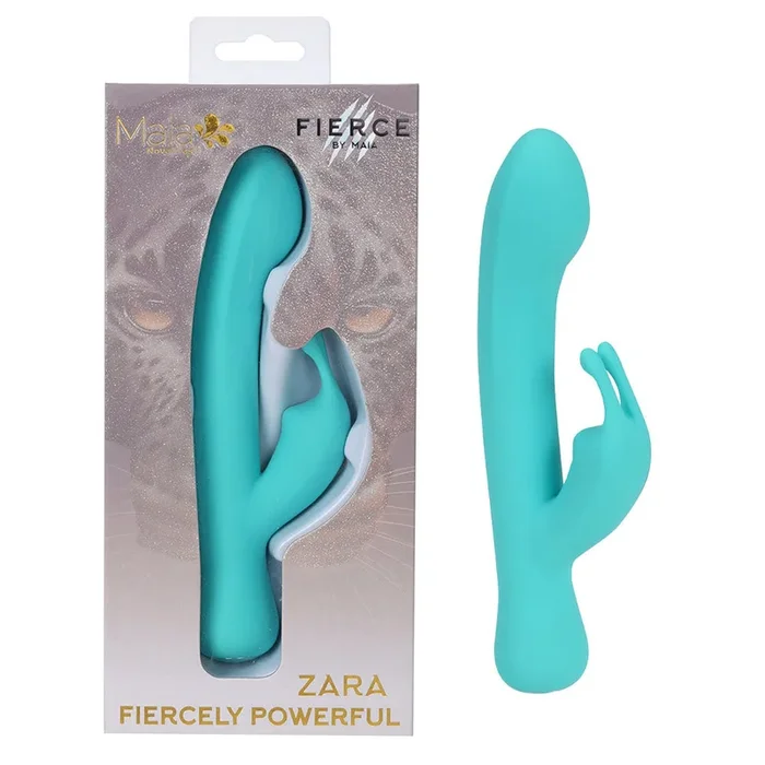 Maia ZARA – Teal – Teal 17.1 cm USB Rechargeable Rabbit Vibrator