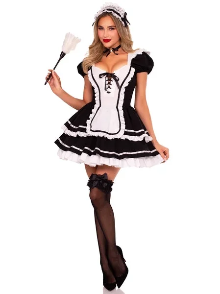Maid to Flirt Costume – Black/White –