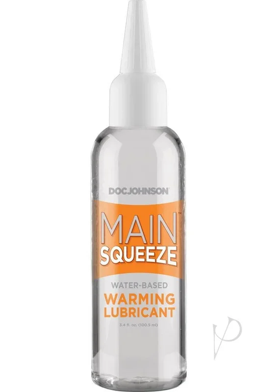 Main Squeeze Warming Water Based Lubricant 3.4 oz