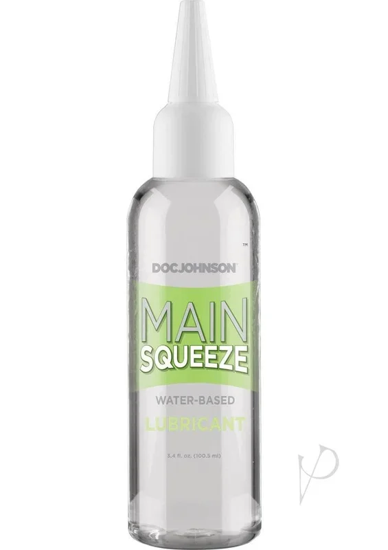 Main Squeeze Water-Based Lube 3.4oz – Your Essential Lubricant for Ultimate Pleasure