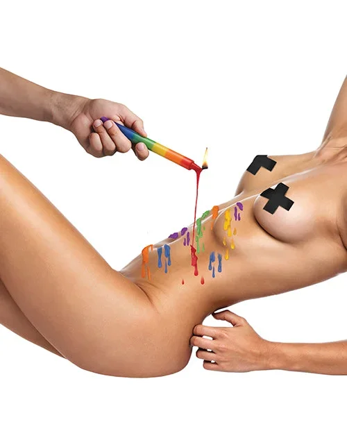 Master Series – Pride Candles Rainbow Drip Candle Set of 3