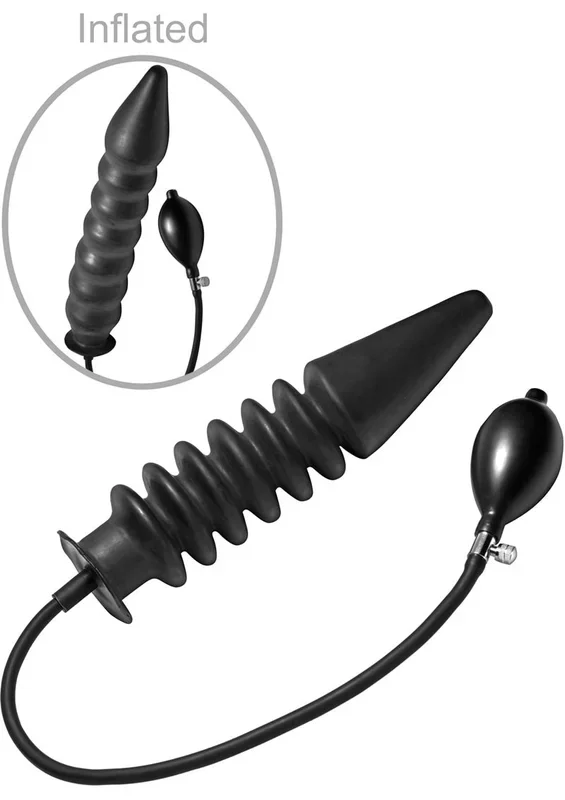 Master Series Accordion Inflatable XL Anal Plug
