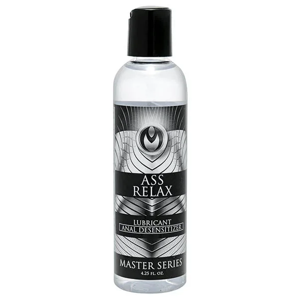 Master Series Ass Relax – Anal Desensitising Lubricant – 125 ml Bottle