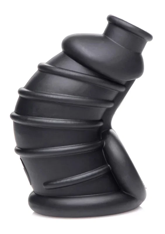 Master Series Dark Chamber Silicone Chastity Cage