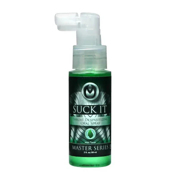 Master Series Suck It – Mint Flavoured Deep Throat Spray – 59 ml