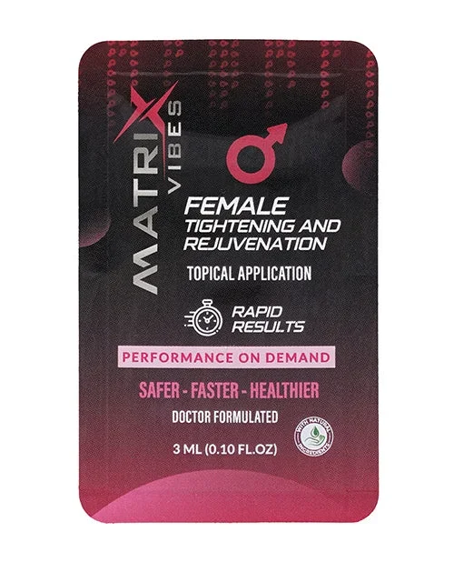 Matrix Vibes Female Enhancement Instant Arousal Serum – Display of 24, .10 oz Per Pack