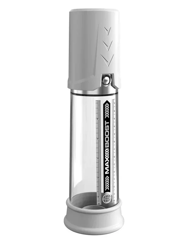 Max Boost Penis Pump White Clear for Stronger Erections