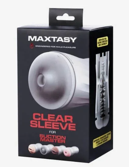 Maxtasy Suction Sleeve Standard Clear Replacement