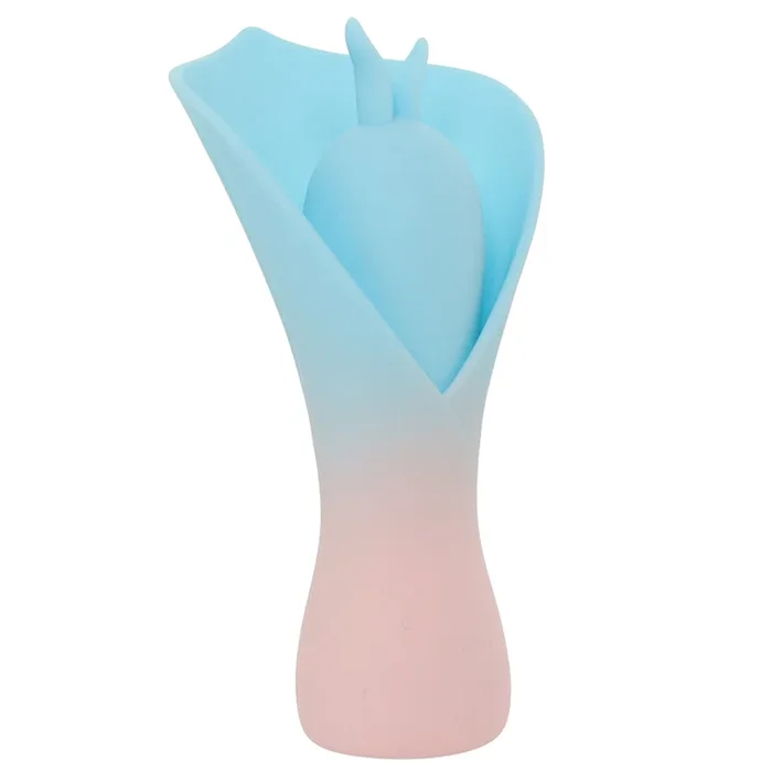 Mina Fiercely Powerful Fluttering Flower Vibe in Blue