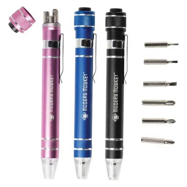 Modern Monkey Screw’d Up 6-in-1 Mini LED Screwdriver