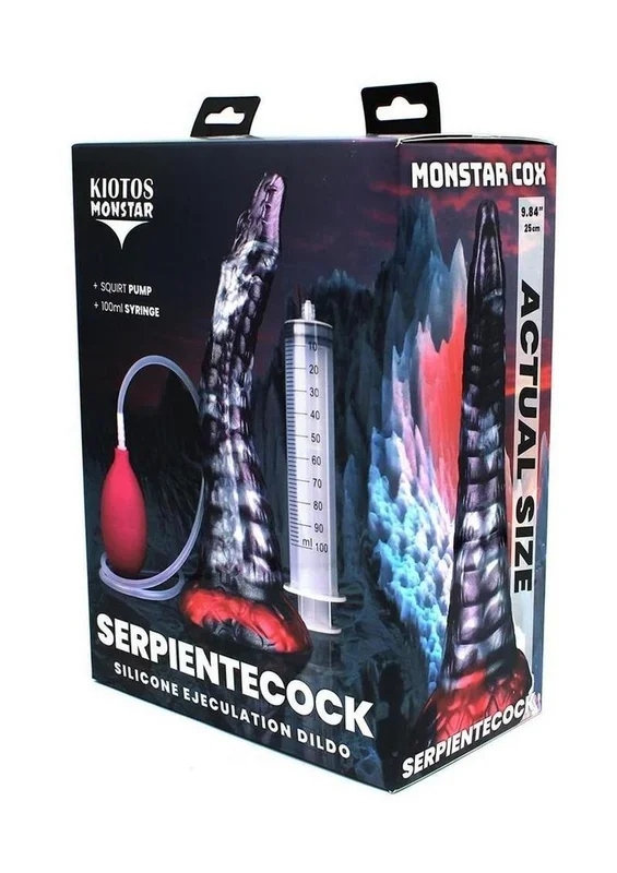 Monstar Cox Serpiente Cock Silicone Dildo