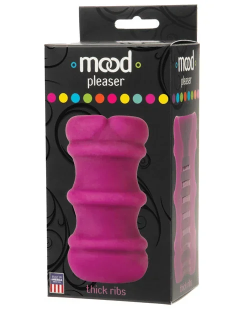 Mood ULTRASKYN Thick Ribbed Stroker – Purple