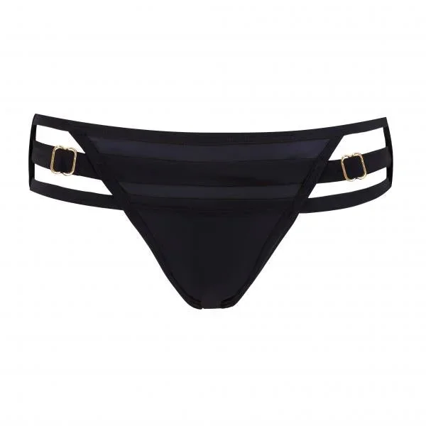 More Caspian Bikini Bottom – Black –