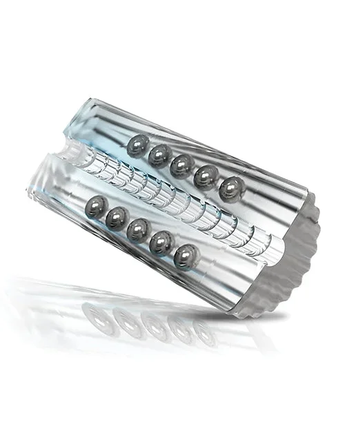 MSTR B8 Balls to the Wall Clear-View Beaded Stroker – Clear