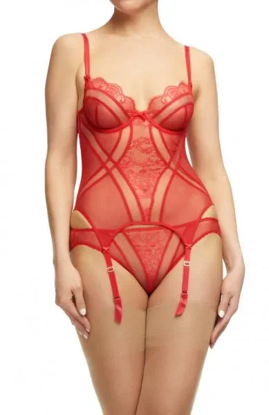 Muse Bustier – Vermillion –