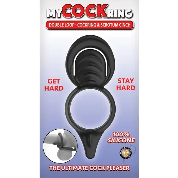 My Cockring Double Loop Black