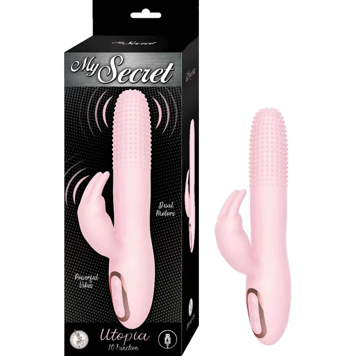 My Secret Utopia Rabbit Vibrator Pink