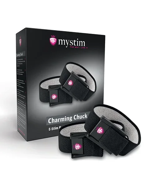 Mystim Charming Chuck Strap Set Of 2 With 2mm Adaptor For Compatible Use