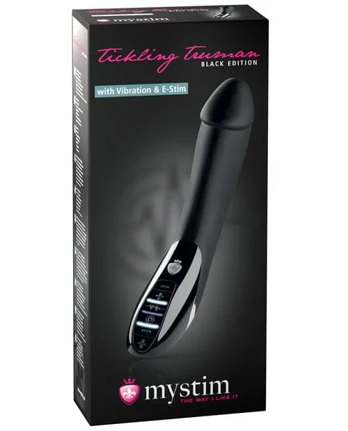 Mystim Tickling Truman eStim Vibrator Black Edition – Black