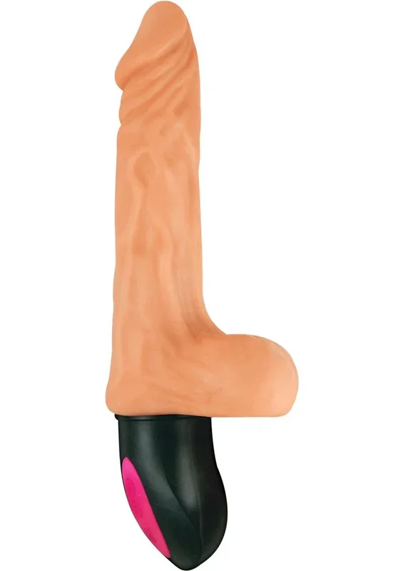Natural Realskin Hot Cock #2 Rechargeable Warming Vibrator