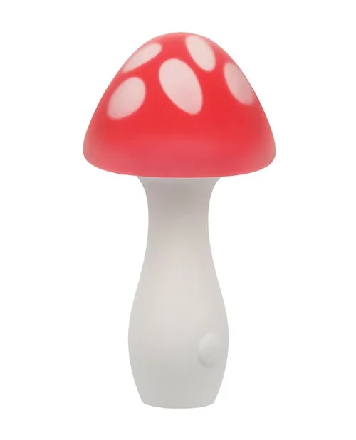 Naughty Bits Muff Shroom Playful Massager – Red/White
