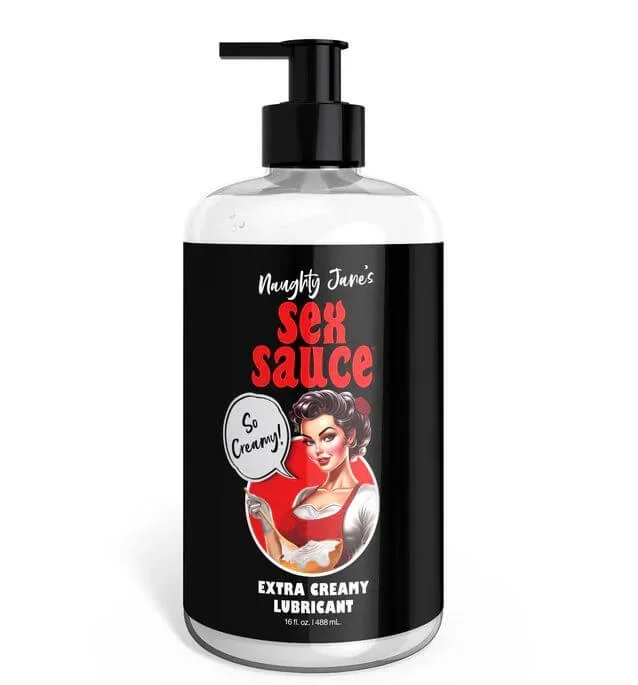 Naughty Jane’s Sex Sauce Extra Creamy Lubricant 16 oz