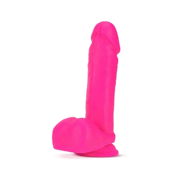 Neo Elite – 8 in Silicone Dual Density Dildo with Balls