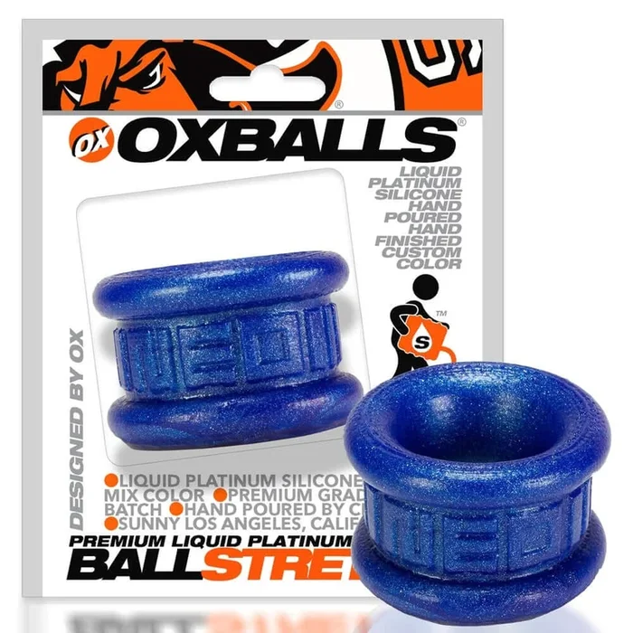 Neo Short Ball Stretcher Blueballs from Oxballs – Enhance Comfort and Sensation