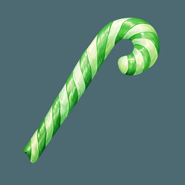 Neon Green Candy Cane DTF (direct-to-film) Transfer