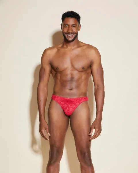Never Say Never Men’s Classic G-String – Mystic Red –