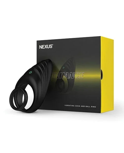 Nexus Enhance Cock & Ball Ring – Black