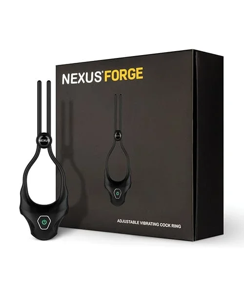Nexus Forge Single Lasso Vibrating Cock Ring – Black