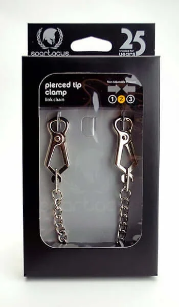 Nipple Clamp and Chain Set for Intense Sensations and BDSM Pleasure