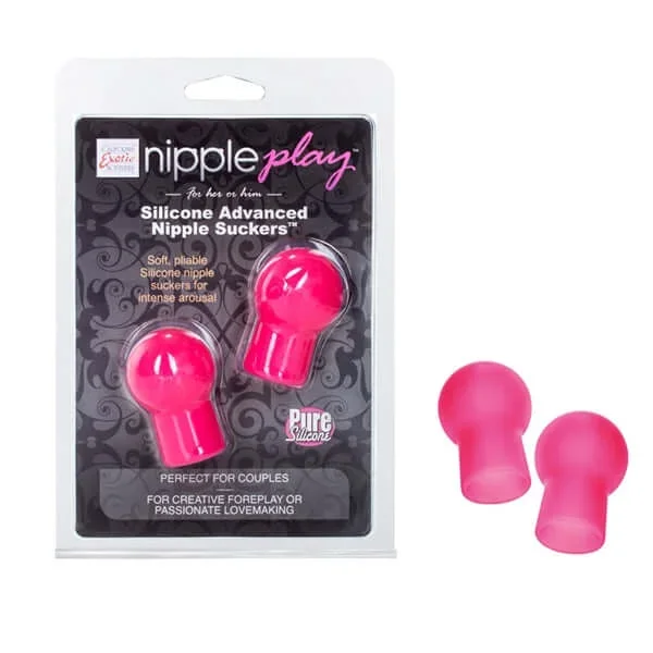 Nipple Play Silicone Advanced Nipple Suckers Pink