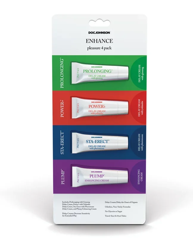 NO ETA Enhance Pleasure – Asst. Pack of 4