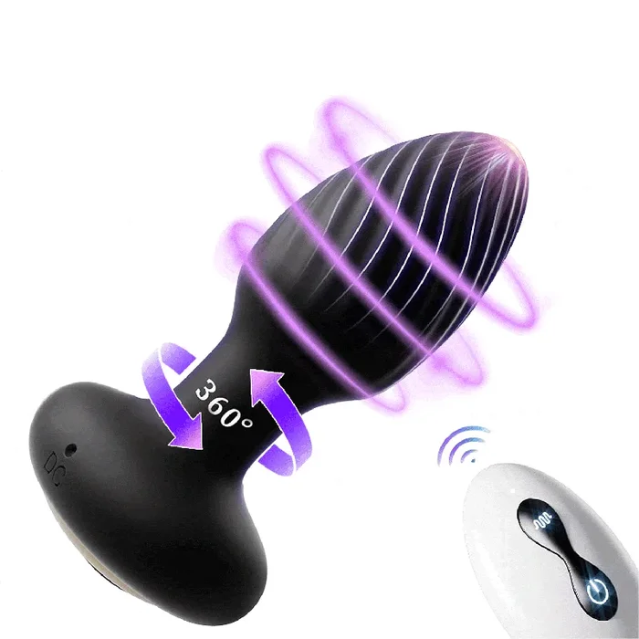 Noah – Wireless Remote Control Rotating & Vibrating Male Prostate Massager