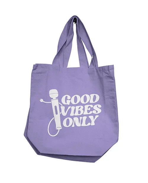 Nobu Good Vibes Only Reusable Tote – Lilac