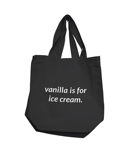 Nobu Vanilla Is For Ice Cream Reusable Tote – Black