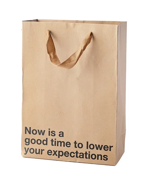 Now Is a Good Time to Lower Your Expectation Gift Bag – Pack of 3