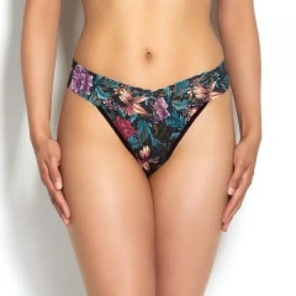 O/S Moody Blooms Original Rise Thong – Multi Color
