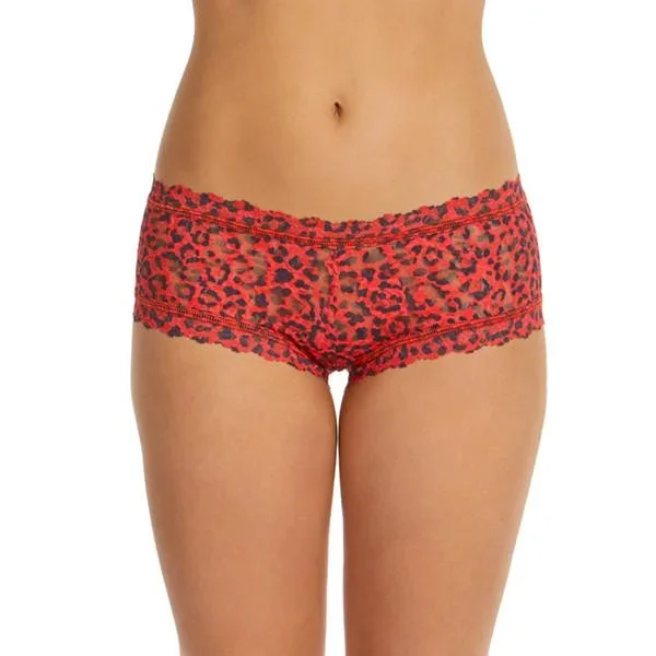 On the Prowl Boyshort – Red/Black –