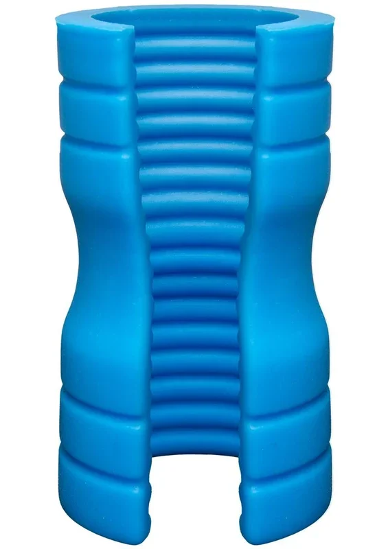 OptiMALE Ribbed Truskyn Silicone Masturbator Lifelike Feel